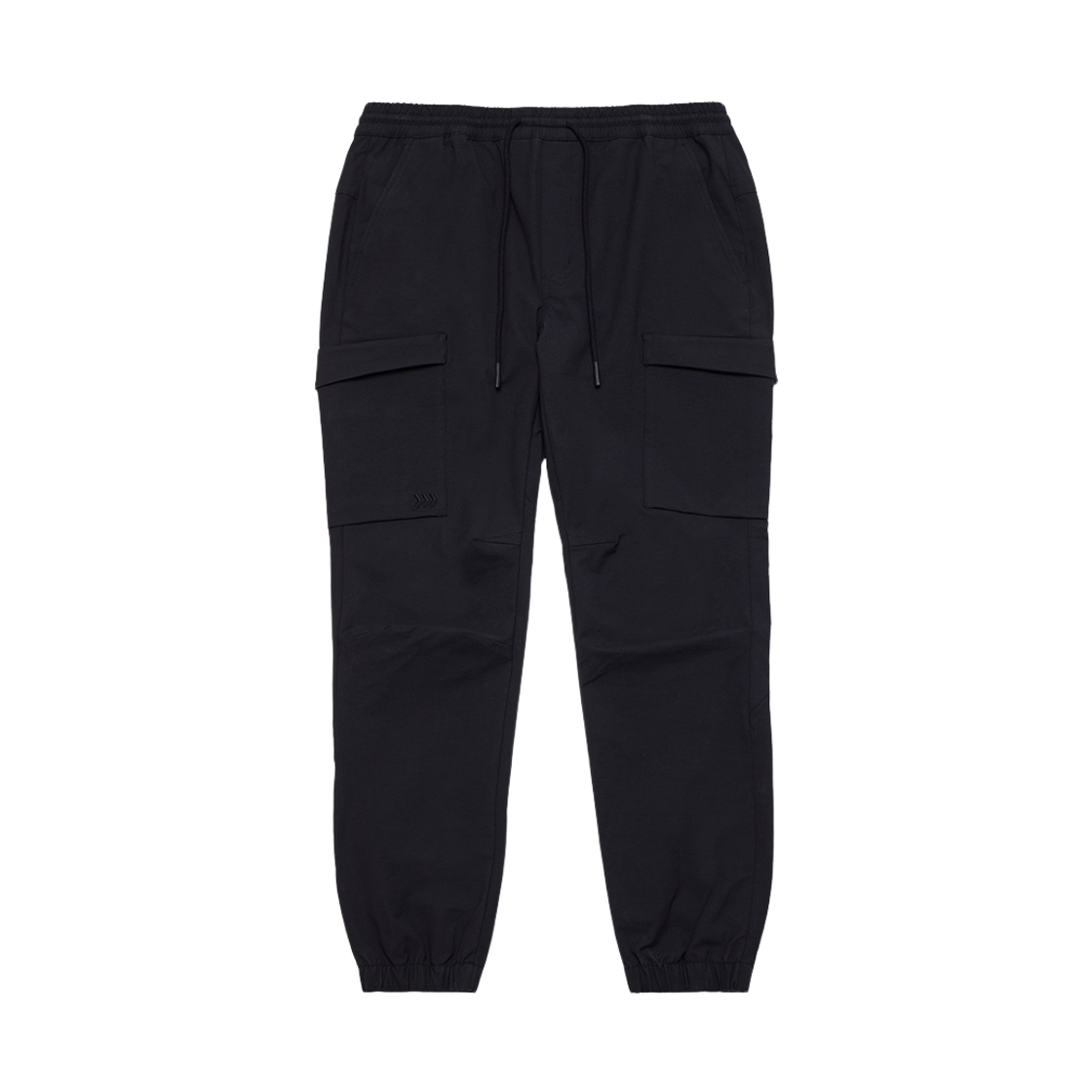 윌비 랩 카고 스트링 밴딩 조거팬츠 블랙(WILLBE LAB Cargo String Banding Jogger Pants Black)