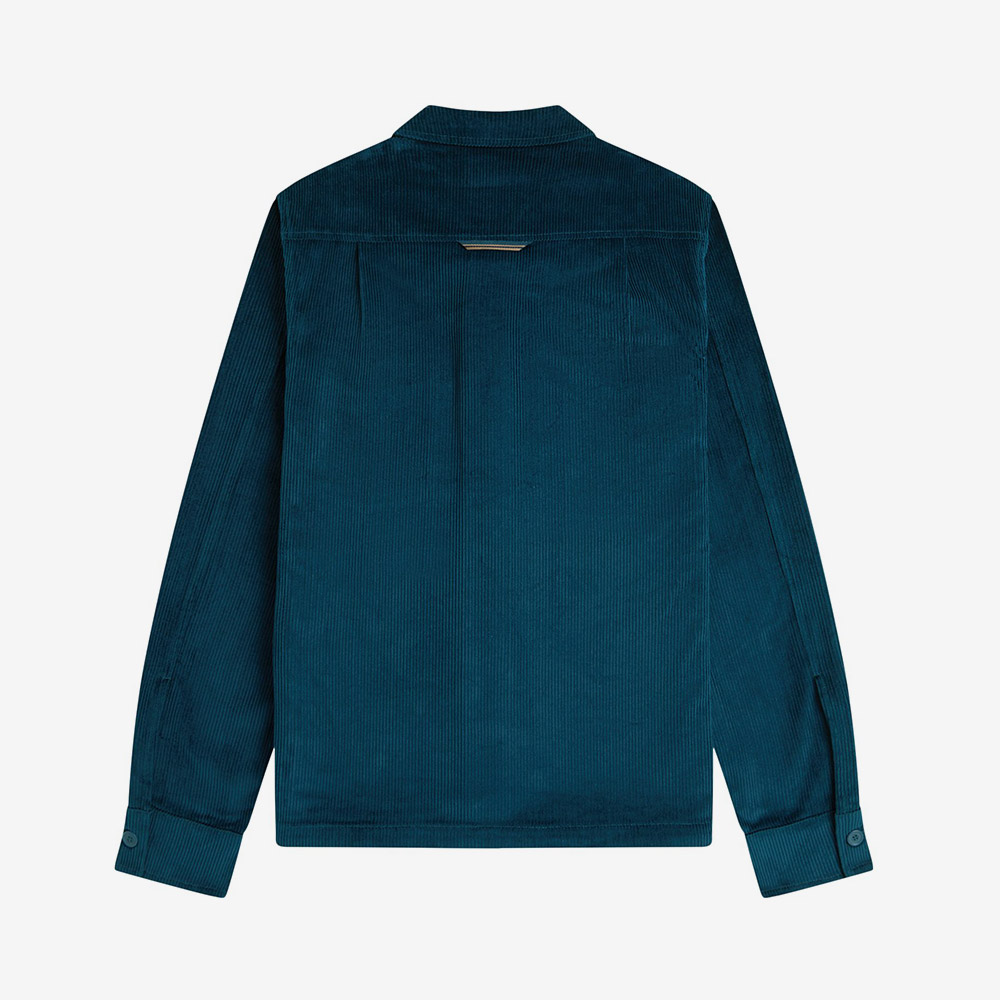 프레드페리 코듀로이 오버셔츠 다크페트롤(Fred Perry Corduroy Overshirt Dark Petrol) - 6