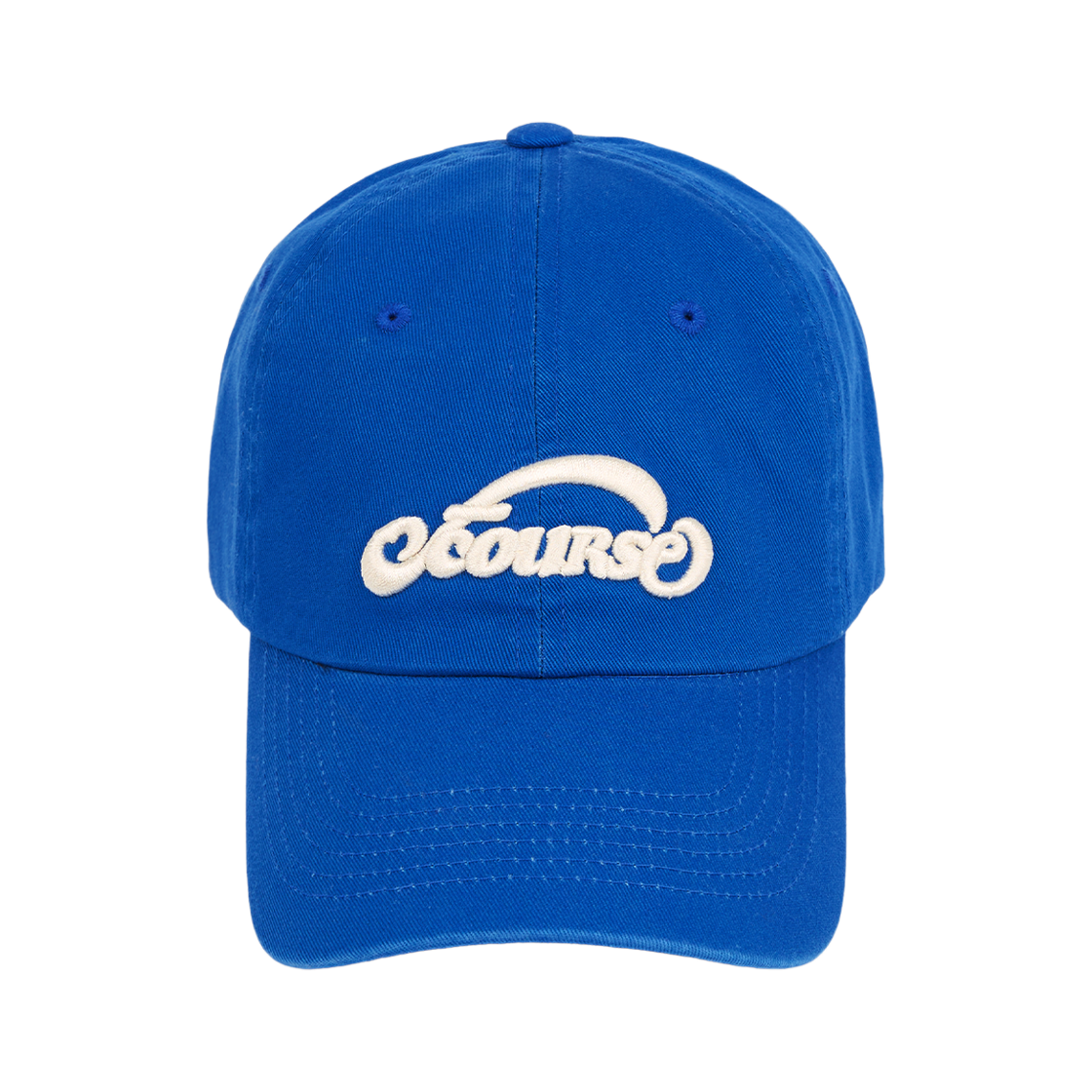 오브콜스와이낫 선데이 모닝 베이직 캡_블루(ofcoursewhynot Sunday Morning Basic Cap_Blue)