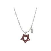 Gleameep Gleaming Little Star Dot Necklace Brown