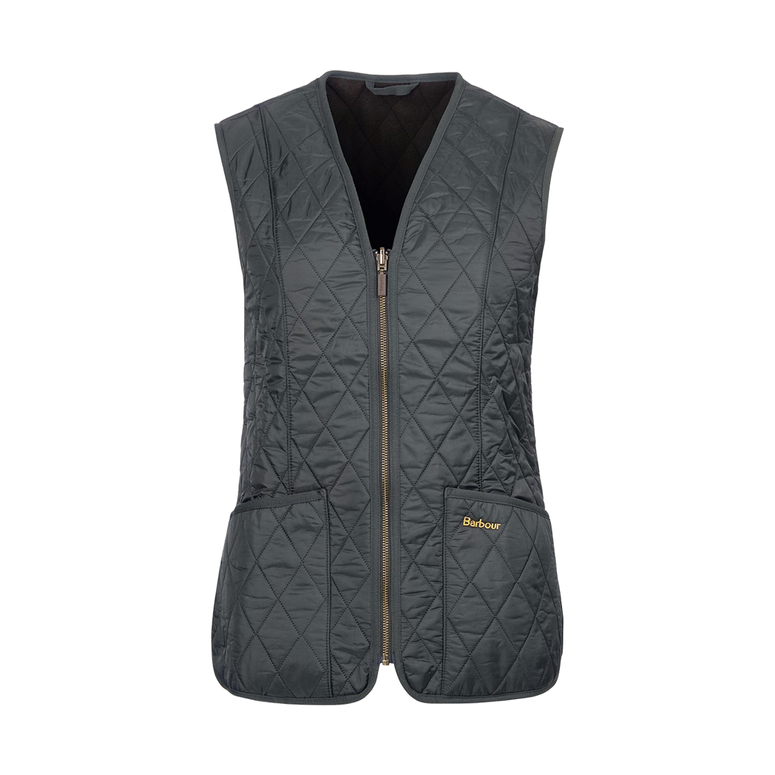 (W) 바버 플리스 베티 라이너 다크 올리브((W) Barbour Fleece Betty Liner Dark Olive) - 1