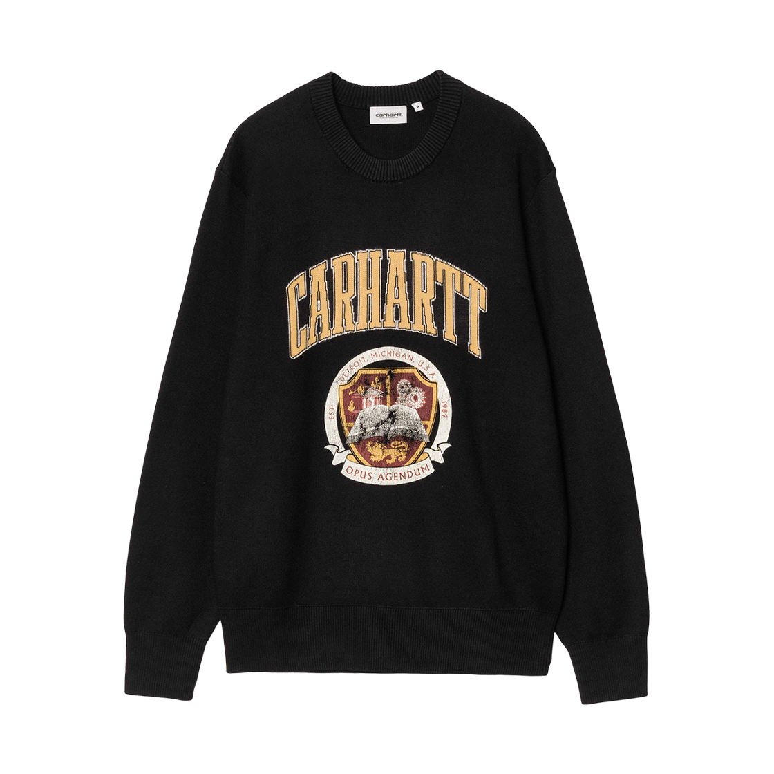 I034521-89-XX Carhartt WIP Library College Sweater Black