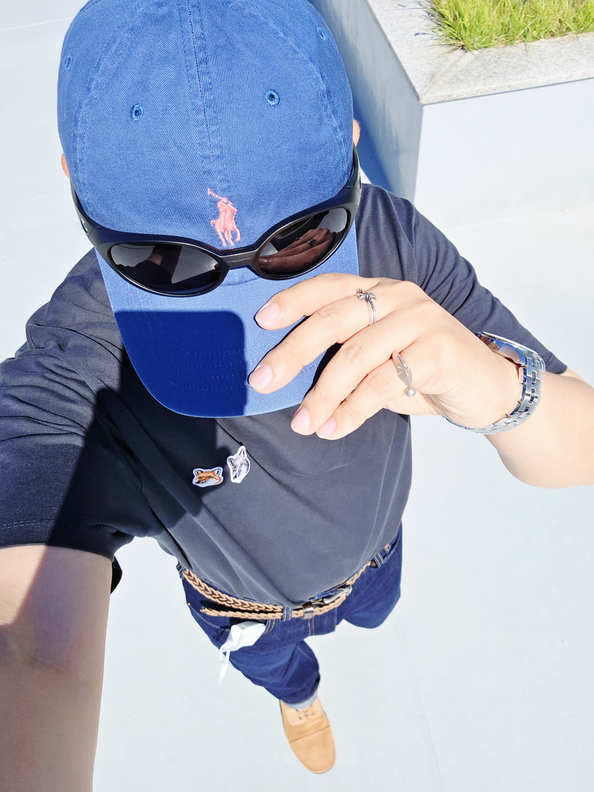 Oakley Eye Jacket Redux Matte Black Frame Prizm Grey Lenses High Bridge Fit, Quarqor #5117 Ring 착용 스타일