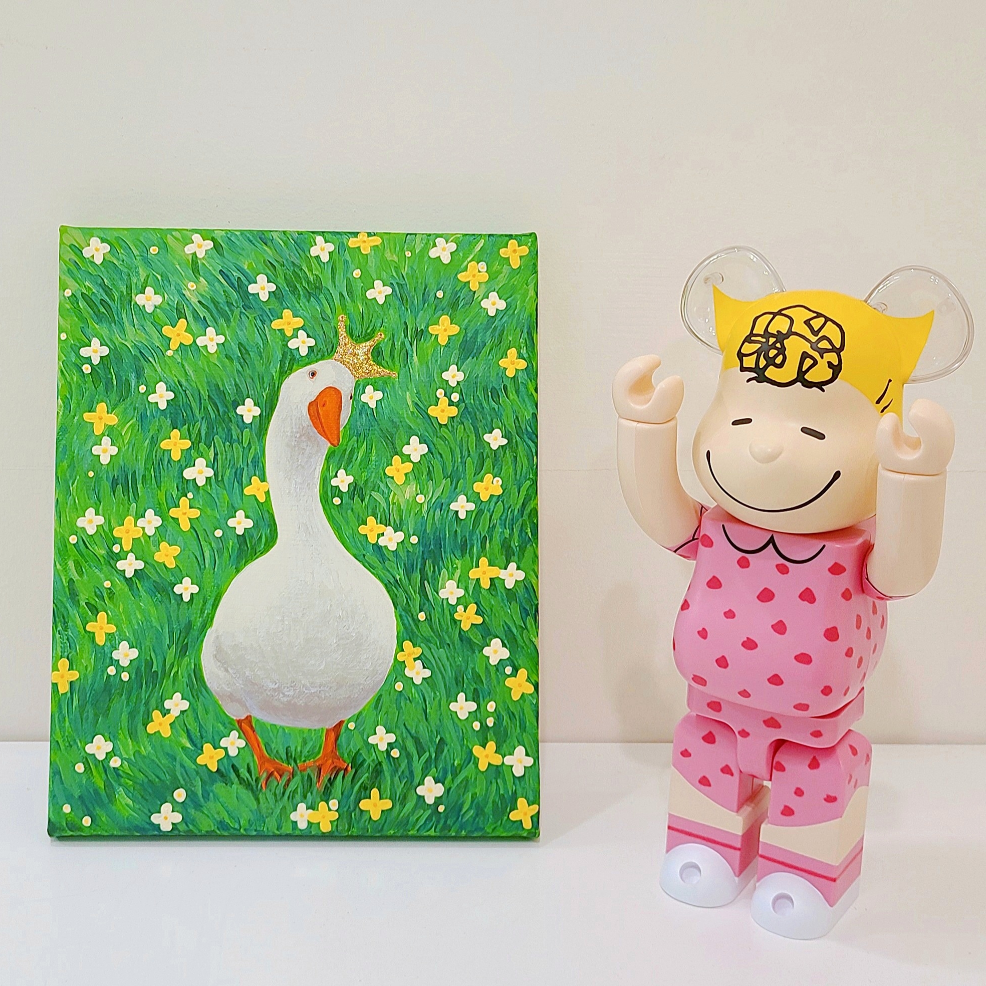 Bearbrick Peanuts Sally Brown 400% 착용 스타일