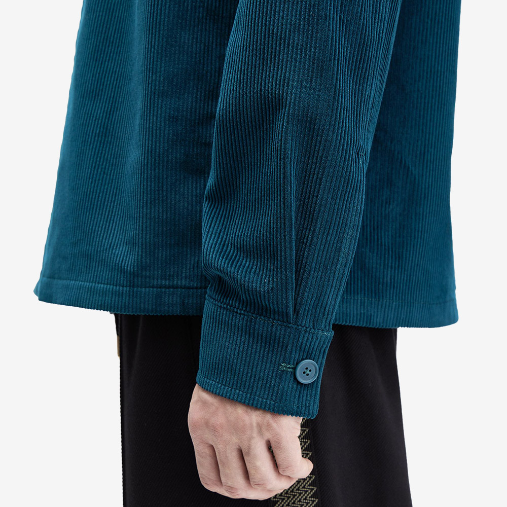 프레드페리 코듀로이 오버셔츠 다크페트롤(Fred Perry Corduroy Overshirt Dark Petrol) - 5