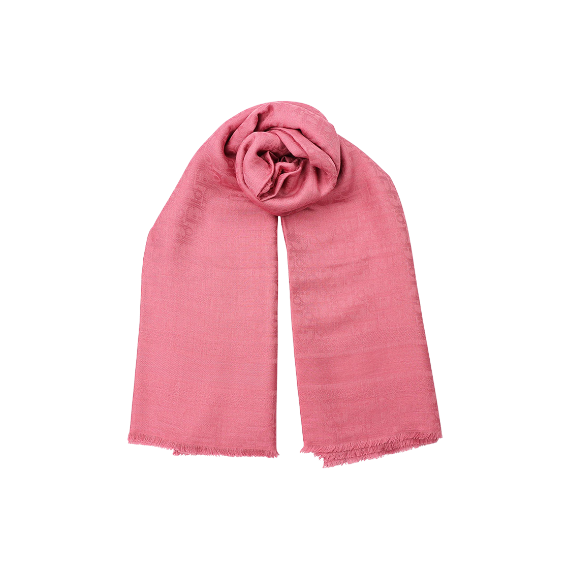 25DOB140I160-430 Dior Oblique Shawl Scarf Pink