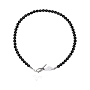 Riomeu Holiday Red Black Necklace Black