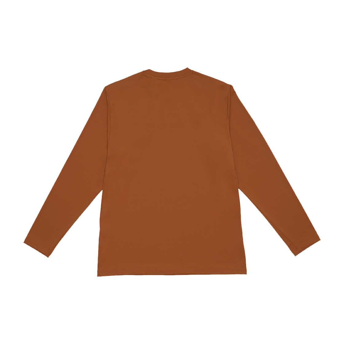 윌비 랩 시그니처 로고 솔리드 티셔츠 브라운(WILLBE LAB Signature Logo Solid T-Shirt Brown) - 2