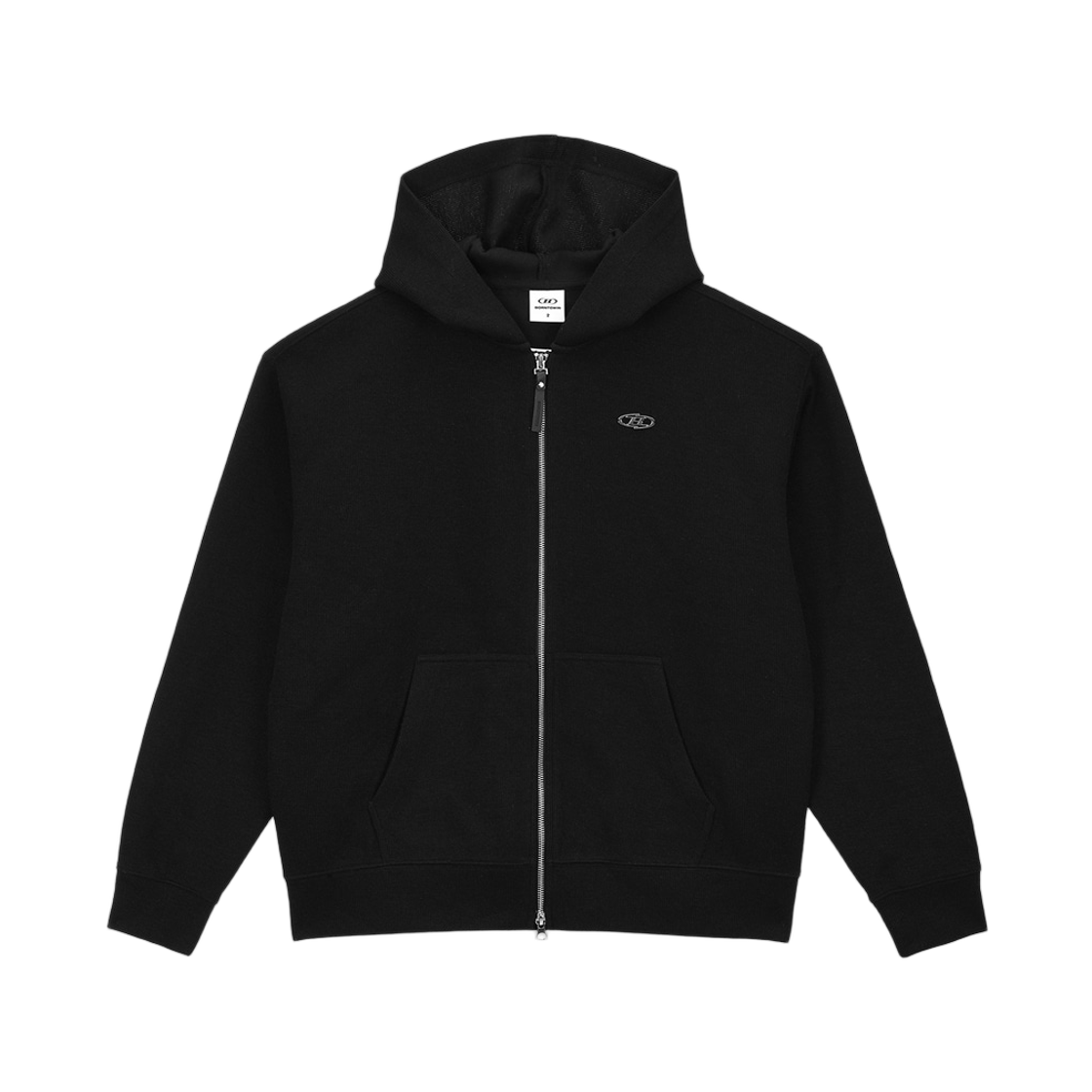 본투윈 니트 라이크 후디 집업 블랙