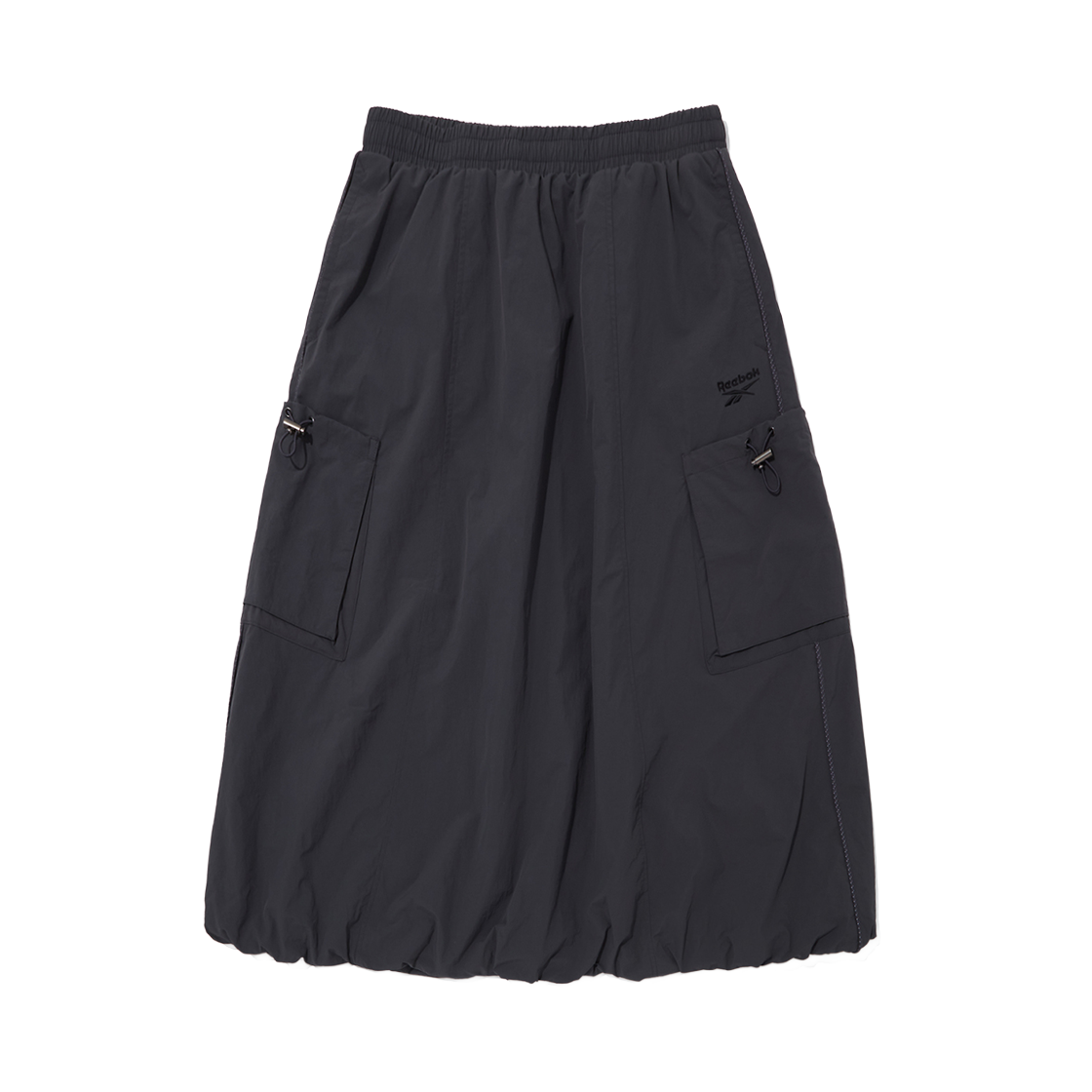 REPA5FK29G3 Reebok Nylon Pocket Skirt W Charcoal