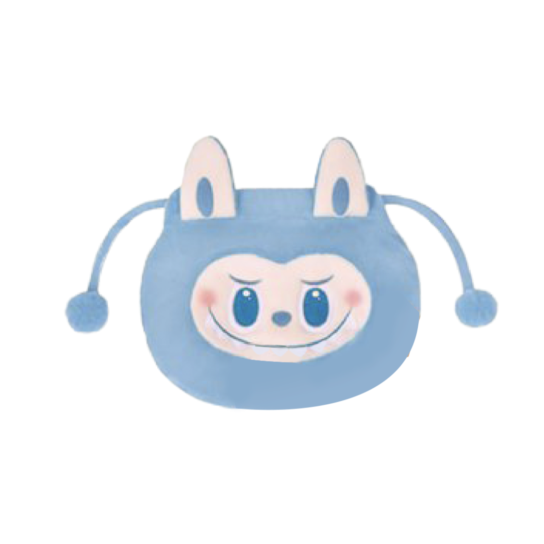 팝마트 라부부 파우치 블루 - 성수 라부부의 수상한 편의점 팝업 스토어 한정(Pop Mart Labubu Pouch Blue - Seongsu Labubu Wacky Mart Pop-Up Store Exclusive)