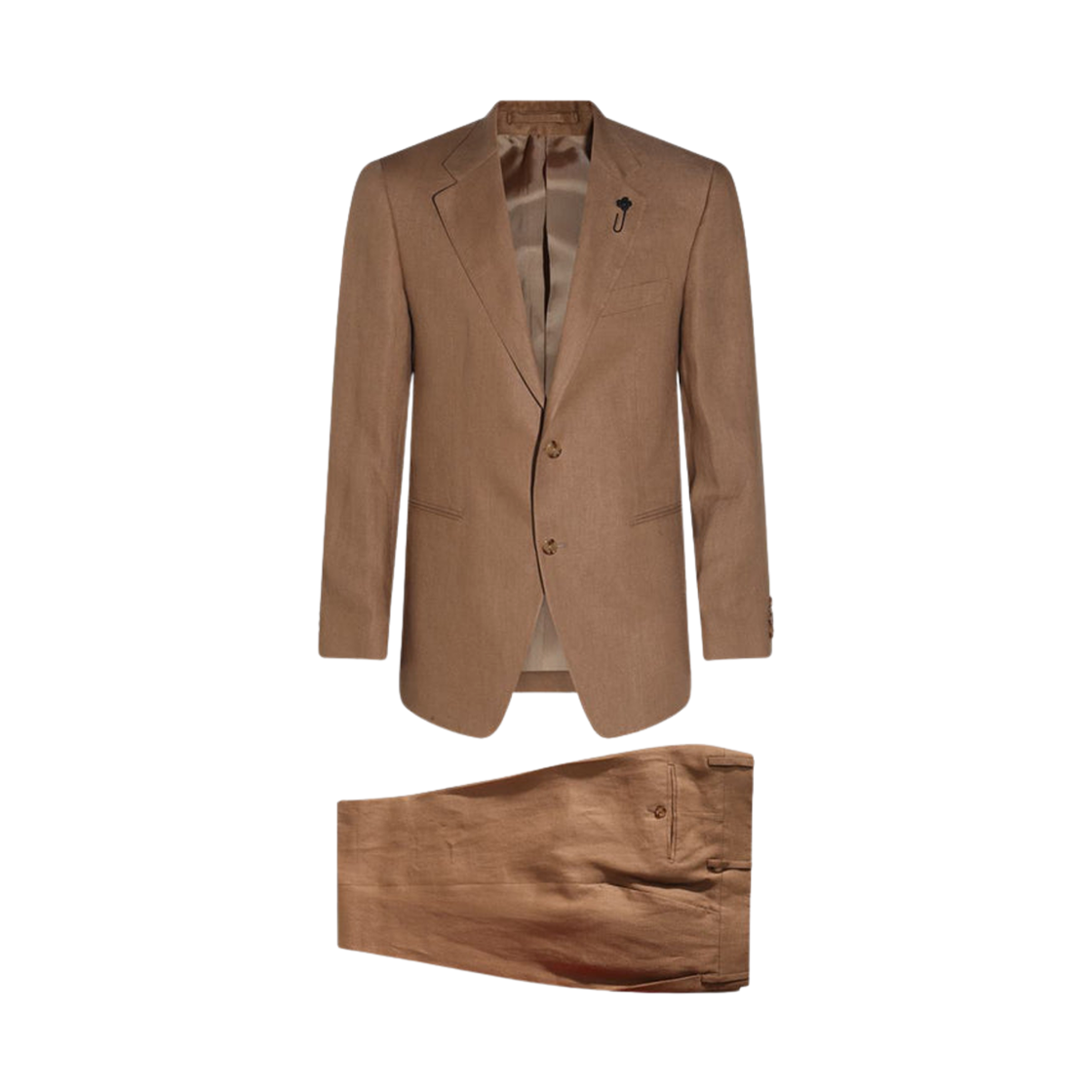 ES5906E-ESIF64404-350 Lardini Linen Suit Camel