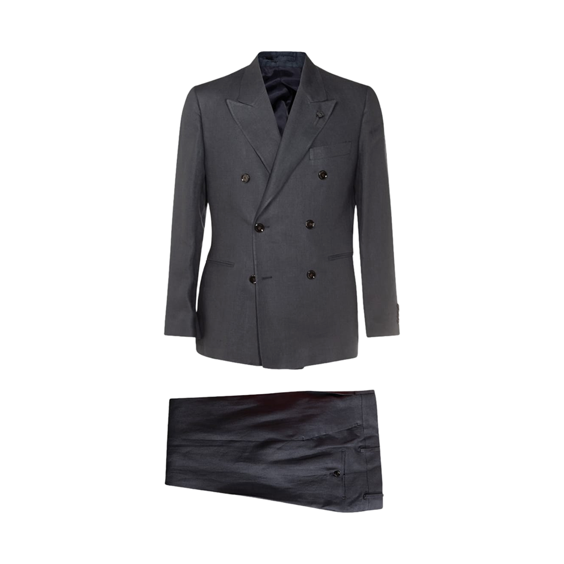 ES5910E-ESIF64404-850 Lardini Linen Suit Grey