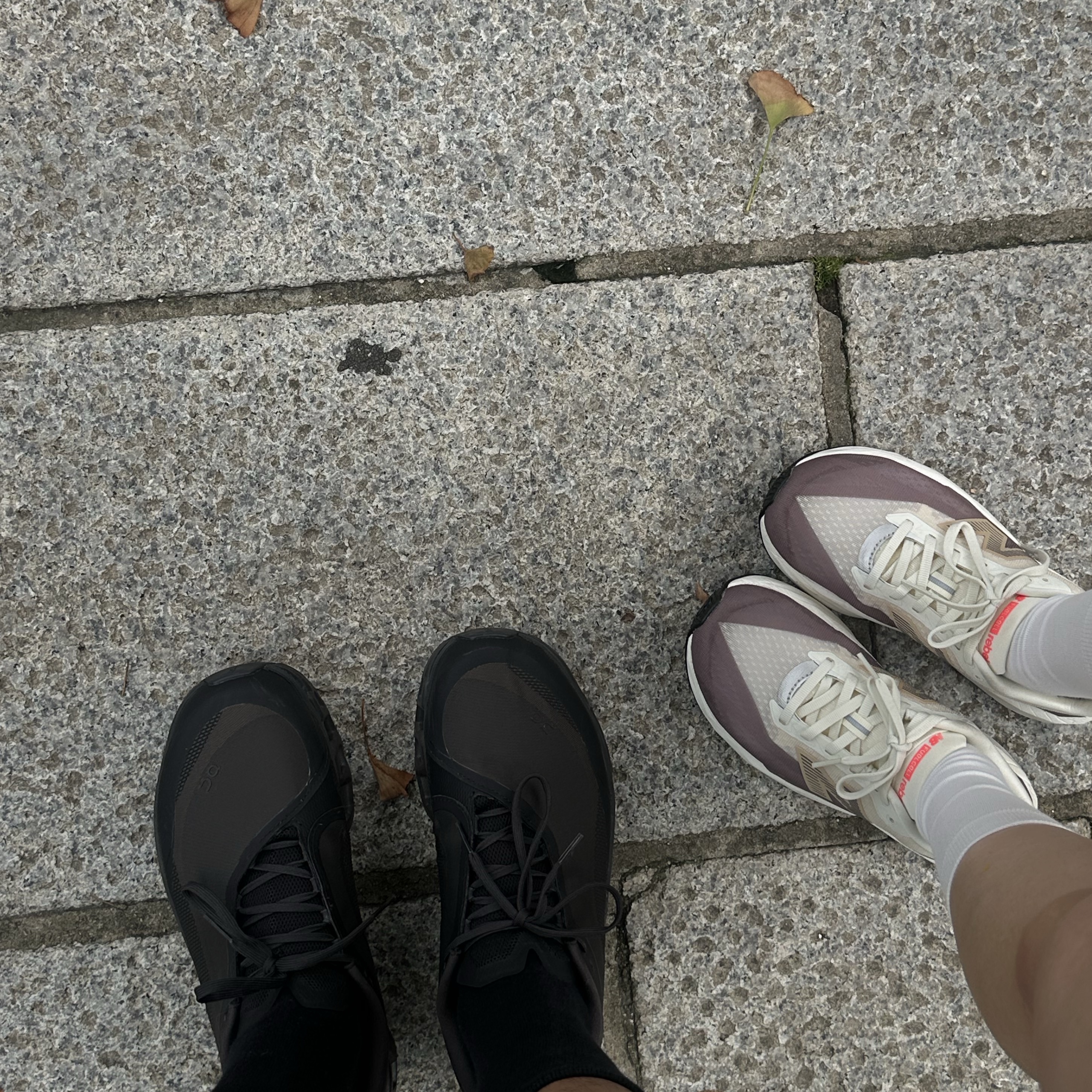 On Running x Post Archive Faction (Paf) Cloudmonster 2 Thorn Brown, New Balance FuelCell Rebel v5 Angora Earth Shadow Sea Salt - 2E Wide 착용 스타일