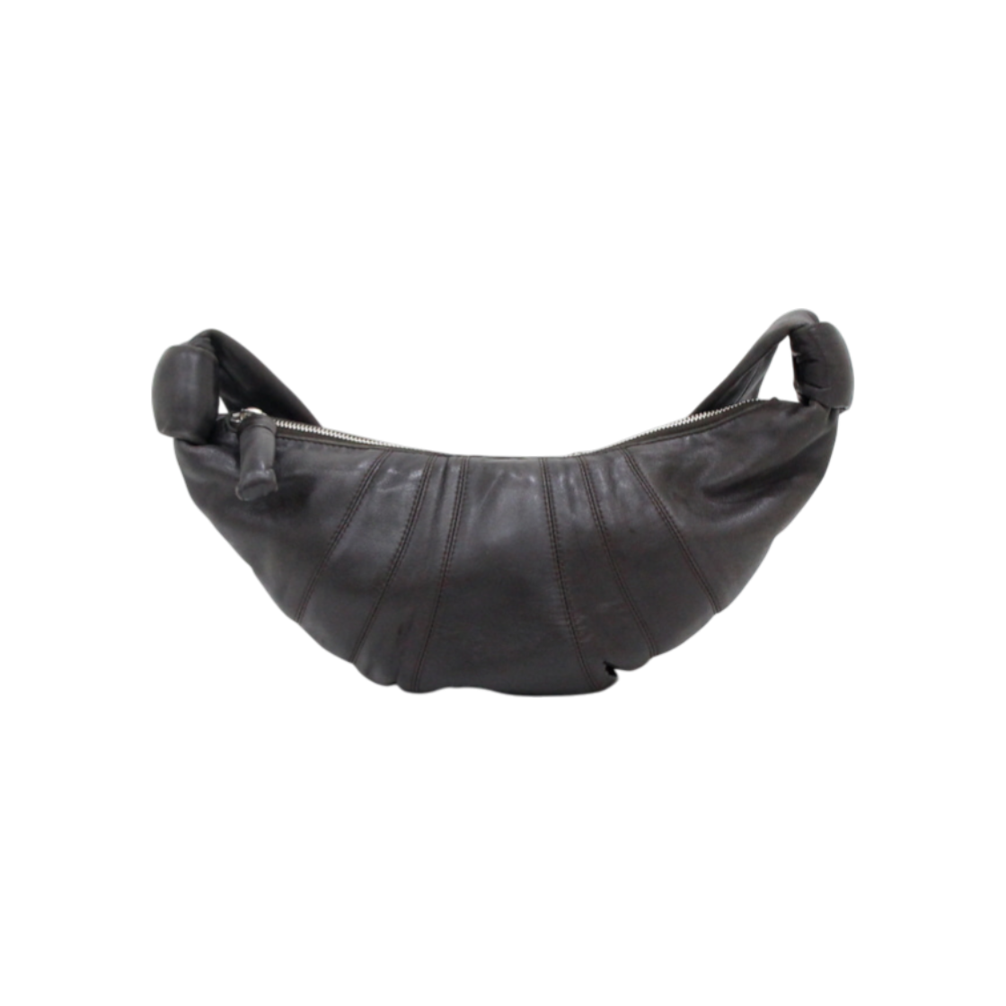 ITOTMLVGSUDO LEMAIRE Brown Croissant Small Unisex Belt Bag and Shoulder Bag aa51721