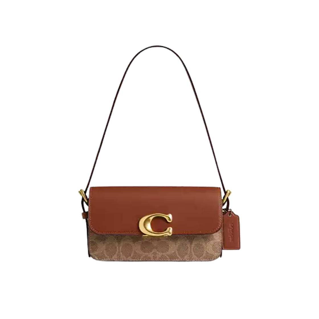 CAM19-B4XHG Coach Zoe Shoulder Bag in Signature Canvas Tan Caramel