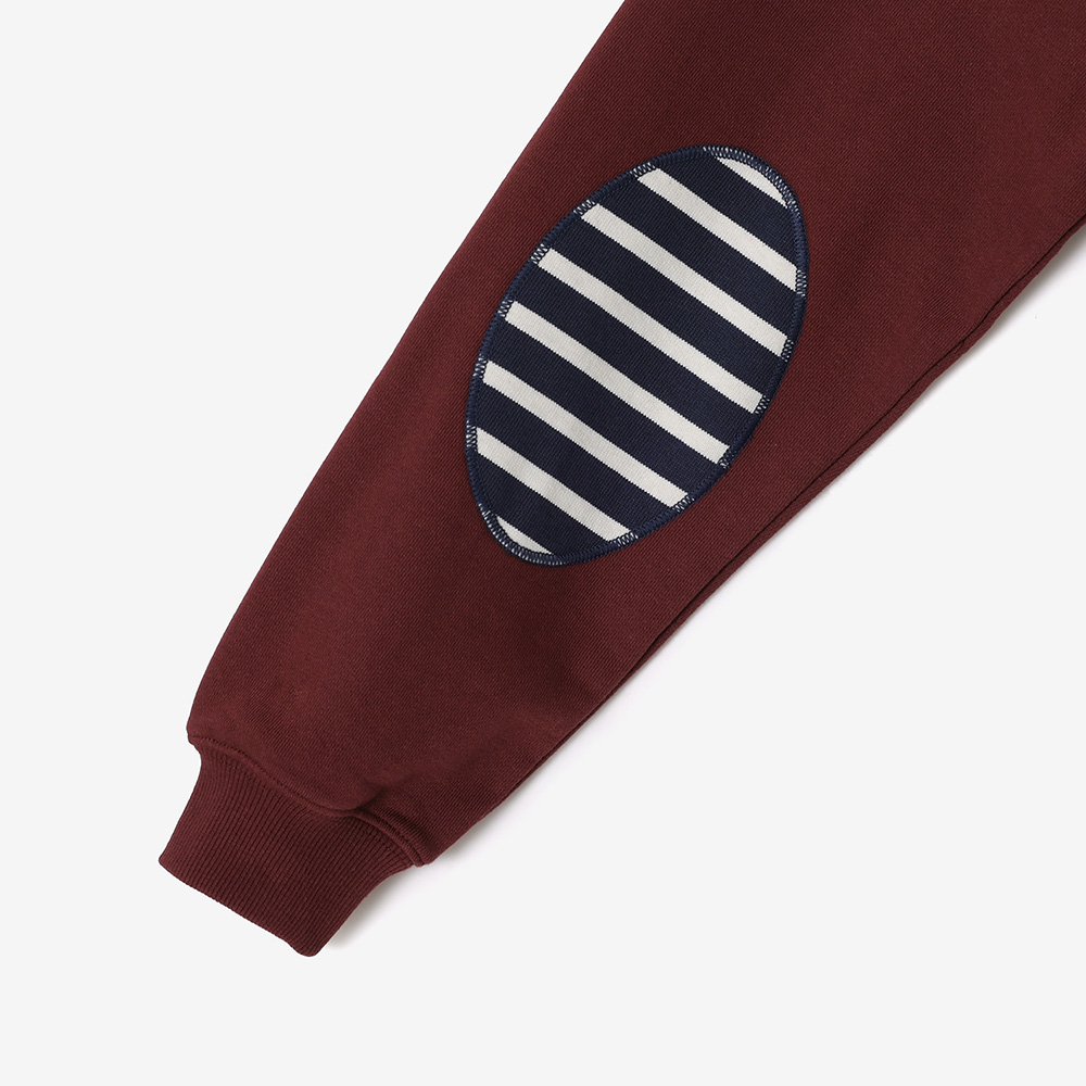 세인트제임스 봉봉 엘보패치 BUR(Saint James [25FW 뉴컬러] Bon Bon Elbow Patch BUR) - 4
