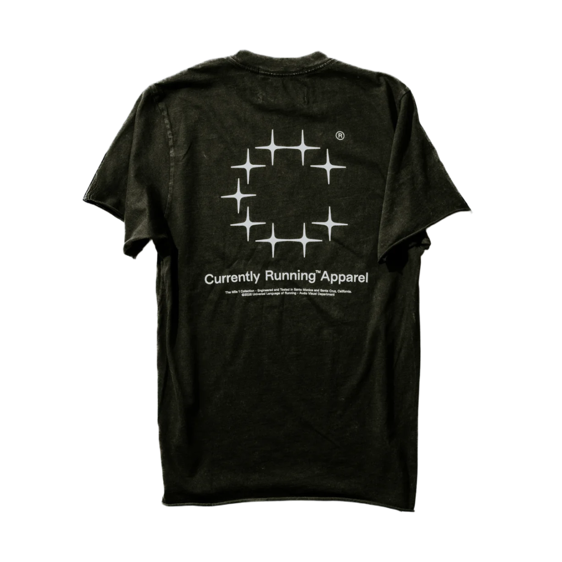커런틀리 러닝 드롭 티셔츠 빈티지 블랙(Currently Running Drop T-Shirt Vintage Black)