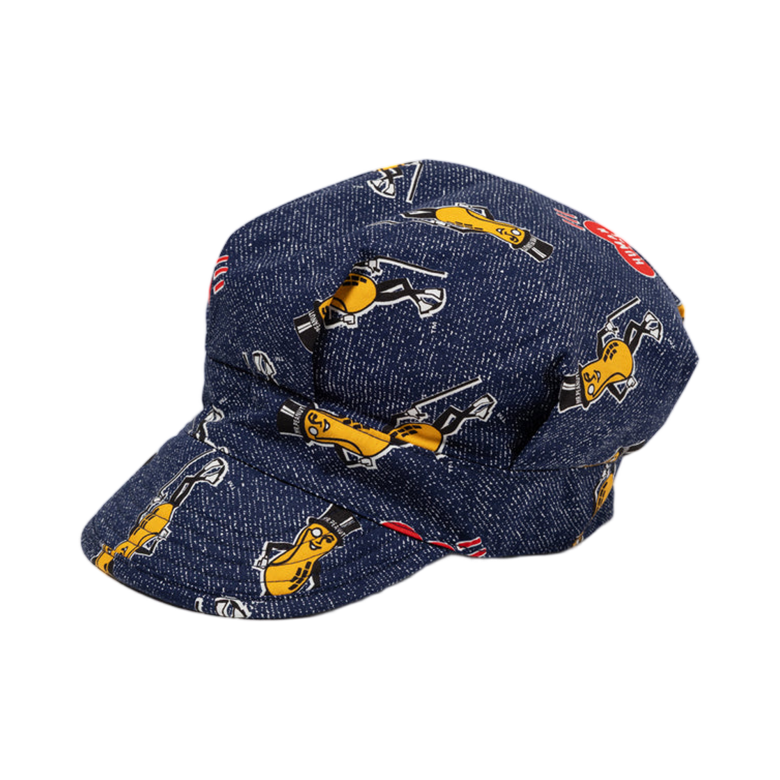 휴먼 메이드 x 미스터 피넛 워크 캡 네이비(Human Made x Mr. Peanut Work Cap Navy) - 1