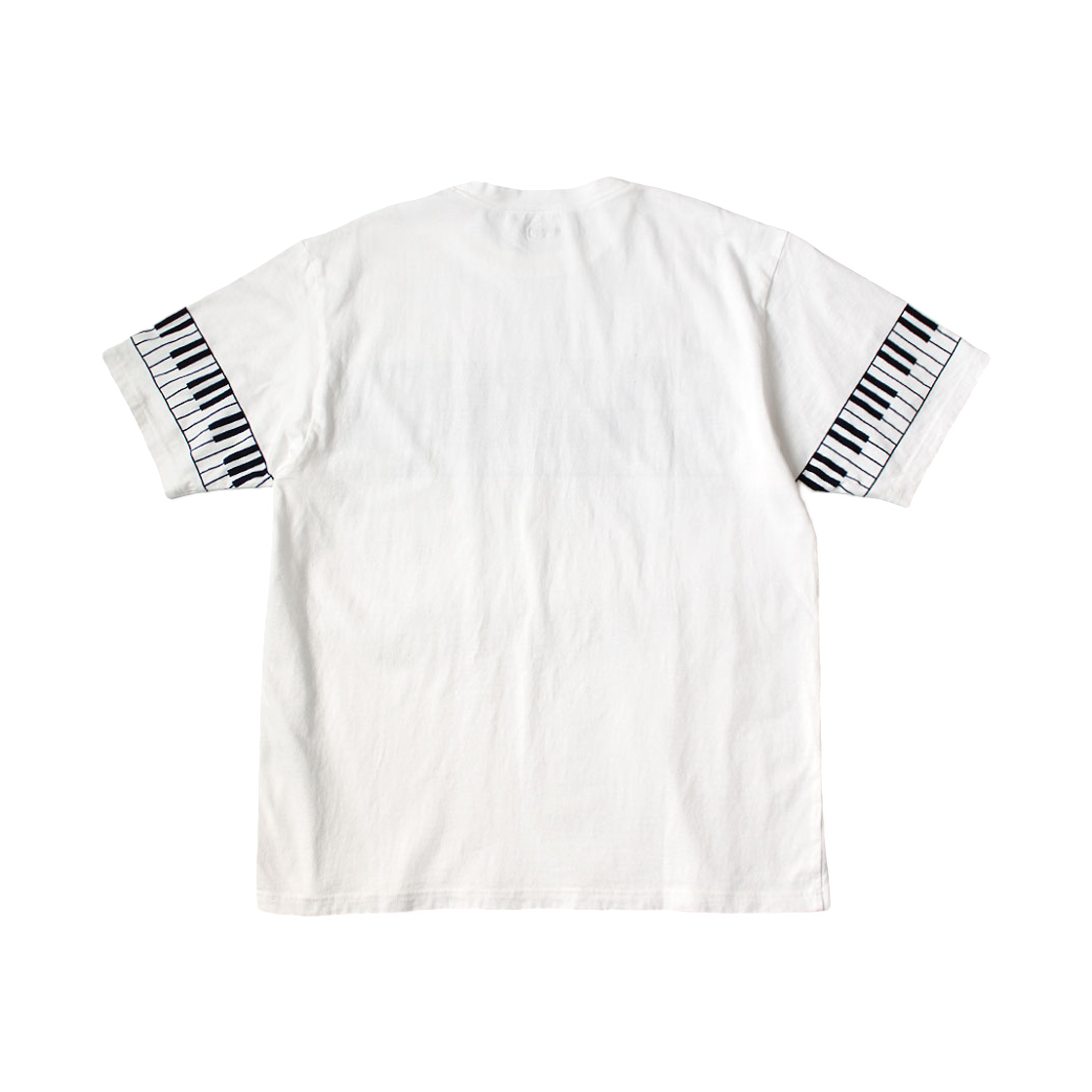 캐피탈 20 저지 크루 티셔츠 라이프 카프리치오 피아노 Pt 화이트(Kapital 20 Jersey Crew T-Shirt Life Kapriccio Piano Pt White) - 2