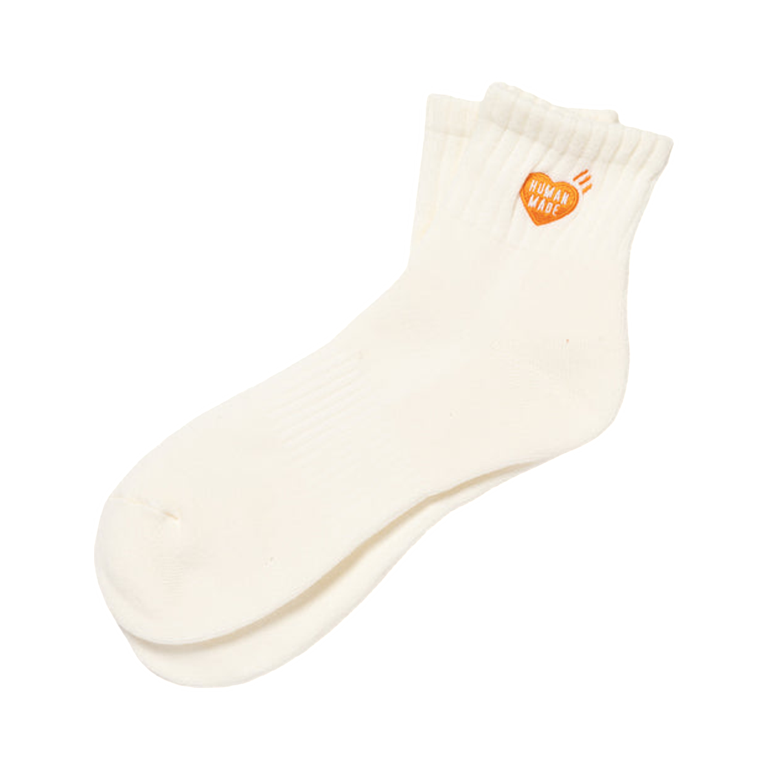 휴먼 메이드 파일 숏 삭스 화이트(Human Made Pile Short Socks White) - 1