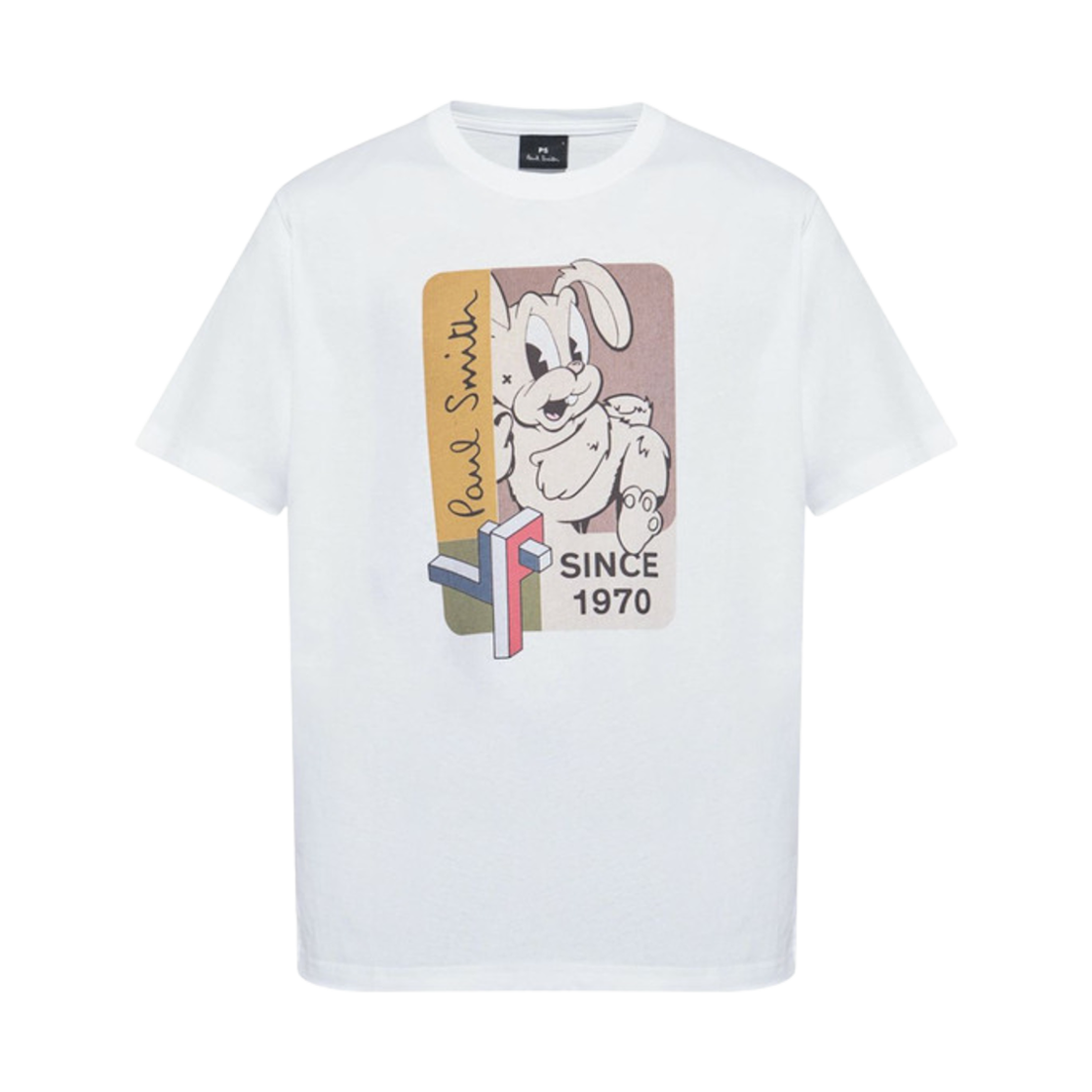 M2R-011R-PP5083-01 Paul Smith Bunny Cotton T-Shirt White