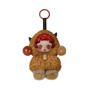 Pop Mart Skullpanda You Found Me ! Series Plush Doll Pendant Pranky Peanut (Opened Case)