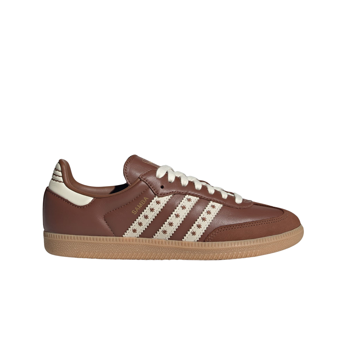 (W) 아디다스 삼바 OG 클라우드 화이트 프리러브드 브라운((W) Adidas Samba OG Cloud White Preloved Brown) - 1