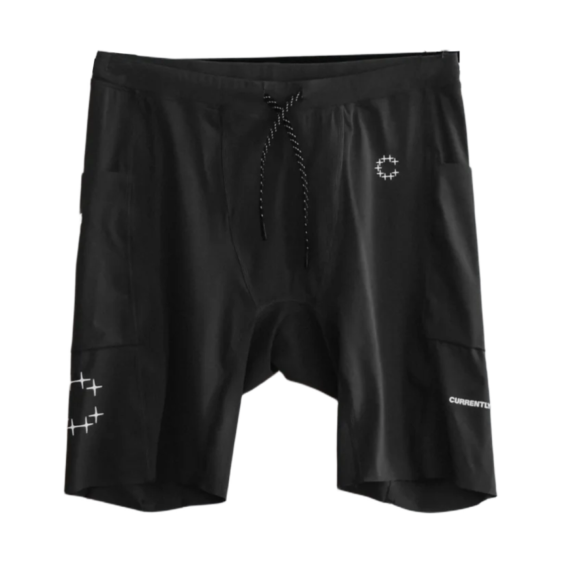 커런틀리 러닝 프로 8인치 하프 타이츠 블랙(Currently Running Pro 8 inch Half Tights Black)
