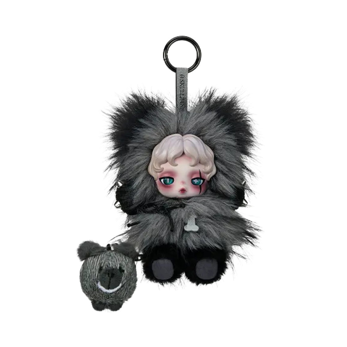팝마트 스컬판다 날 찾아봐 ! 시리즈 봉제 인형 펜던트 버디 도기 (개봉 박스)(Pop Mart Skullpanda You Found Me ! Series Plush Doll Pendant Buddy Doggie (Opened Case))