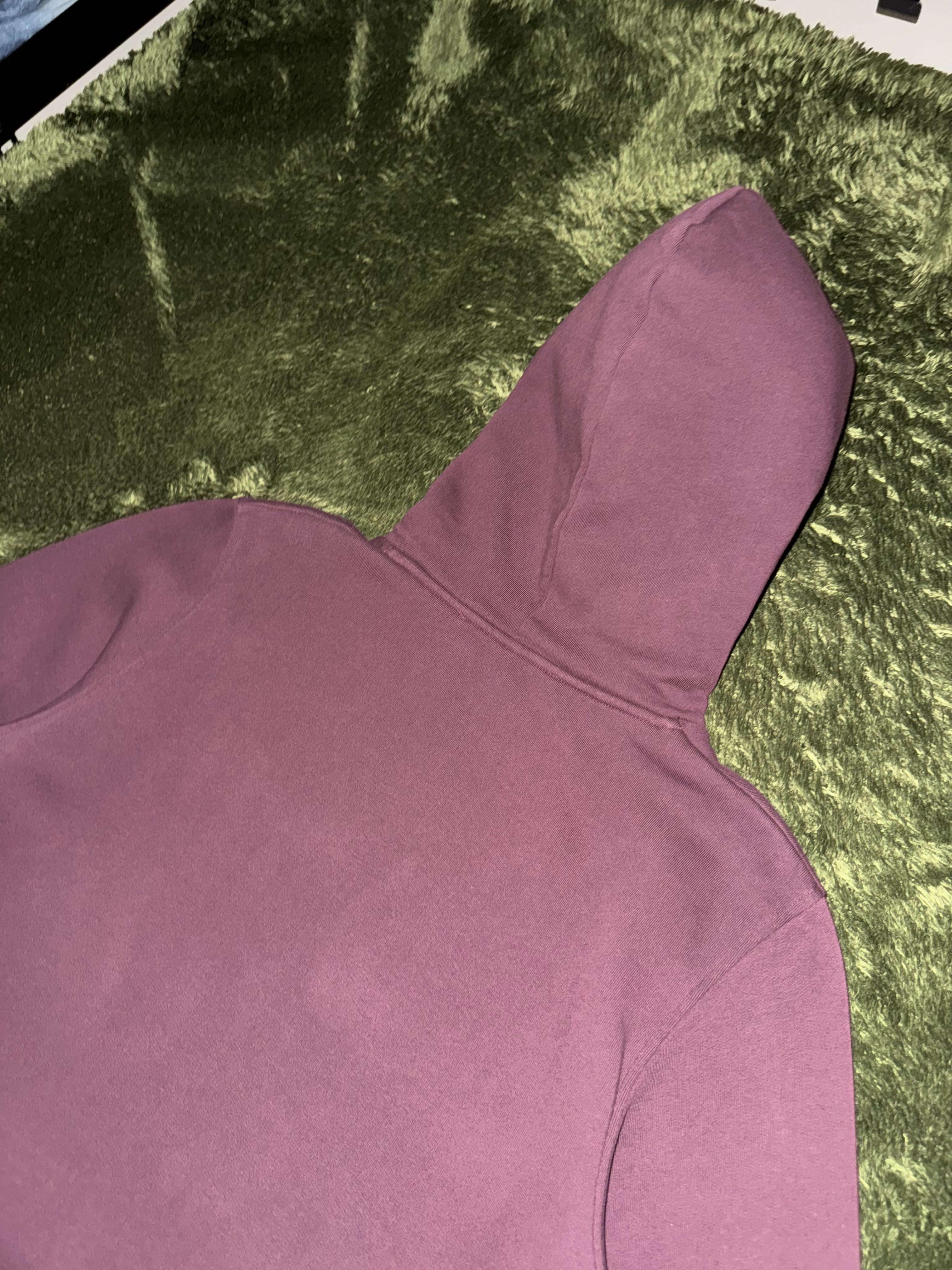 1017 Alyx 9SM Graphic Printed Hoodie Wine 착용 스타일 - 7