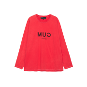 Edward Cuming Women Long Cum Tee Red - 25FW