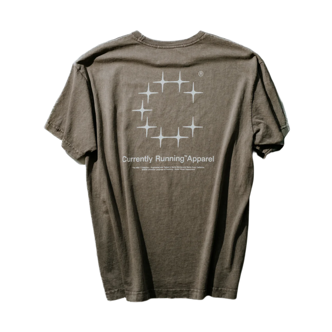 커런틀리 러닝 드롭 티셔츠 빈티지 퓨터(Currently Running Drop T-Shirt Vintage Pewter)
