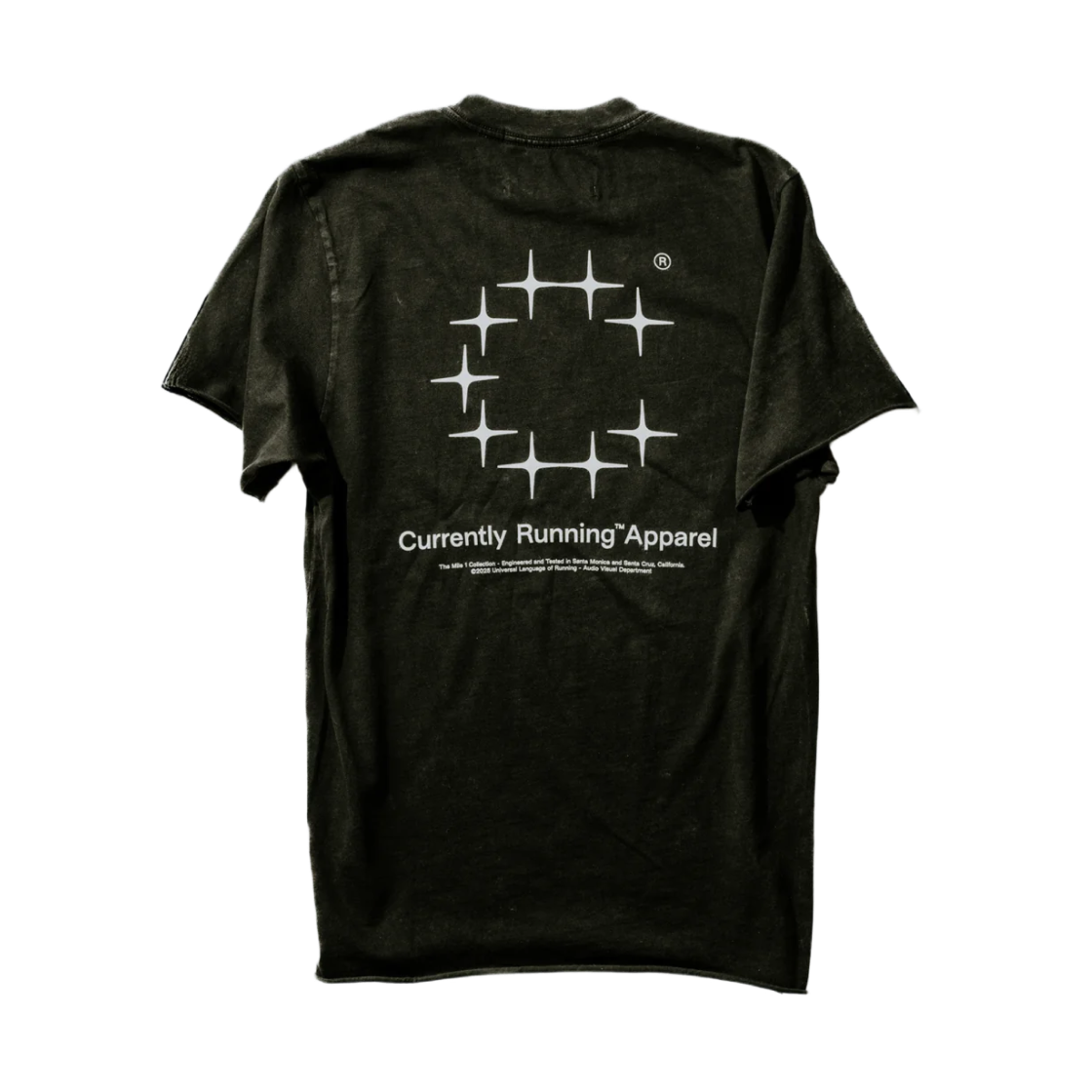 - Currently Running Cutdown T-Shirt Vintage Black