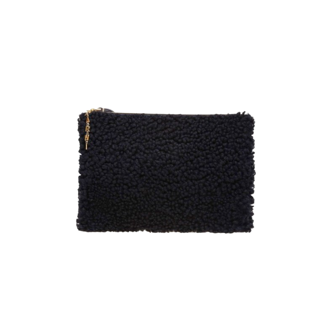 PHMO0003Q6-P3622-Z2I79 Marni Sheepskin Clutch Bag Black