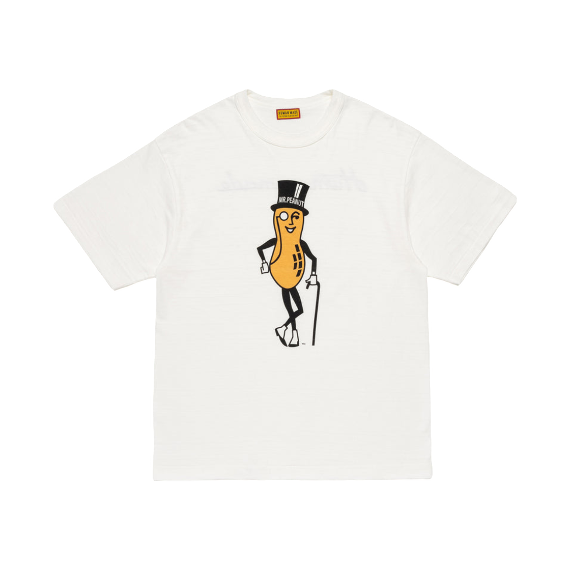휴먼 메이드 x 미스터 피넛 그래픽 티셔츠 화이트(Human Made x Mr. Peanut Graphic T-Shirt White) - 1