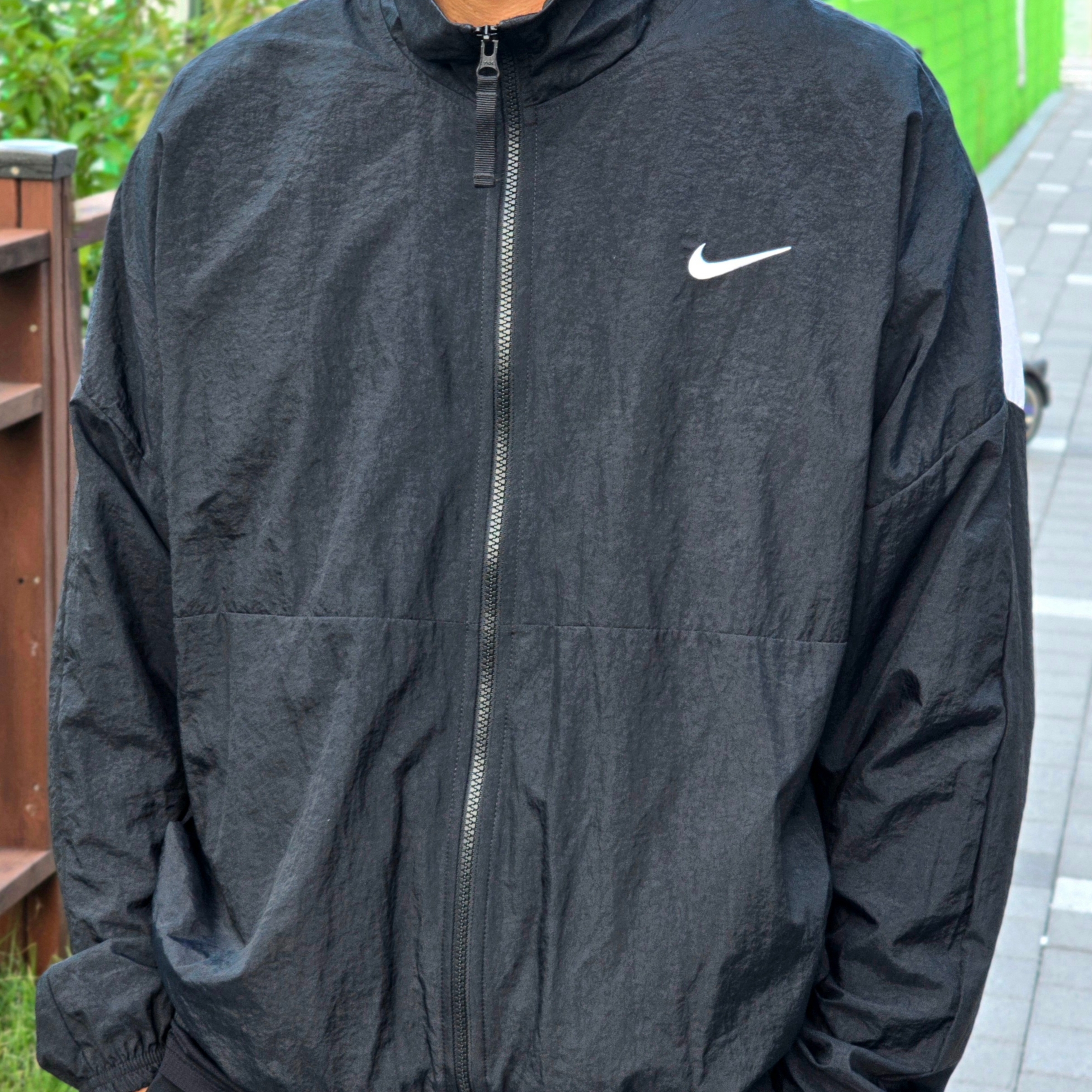 Nike Starting Five Jacket Black - Asia, Nike Starting Five Jacket Black - US/EU 착용 스타일 - 1