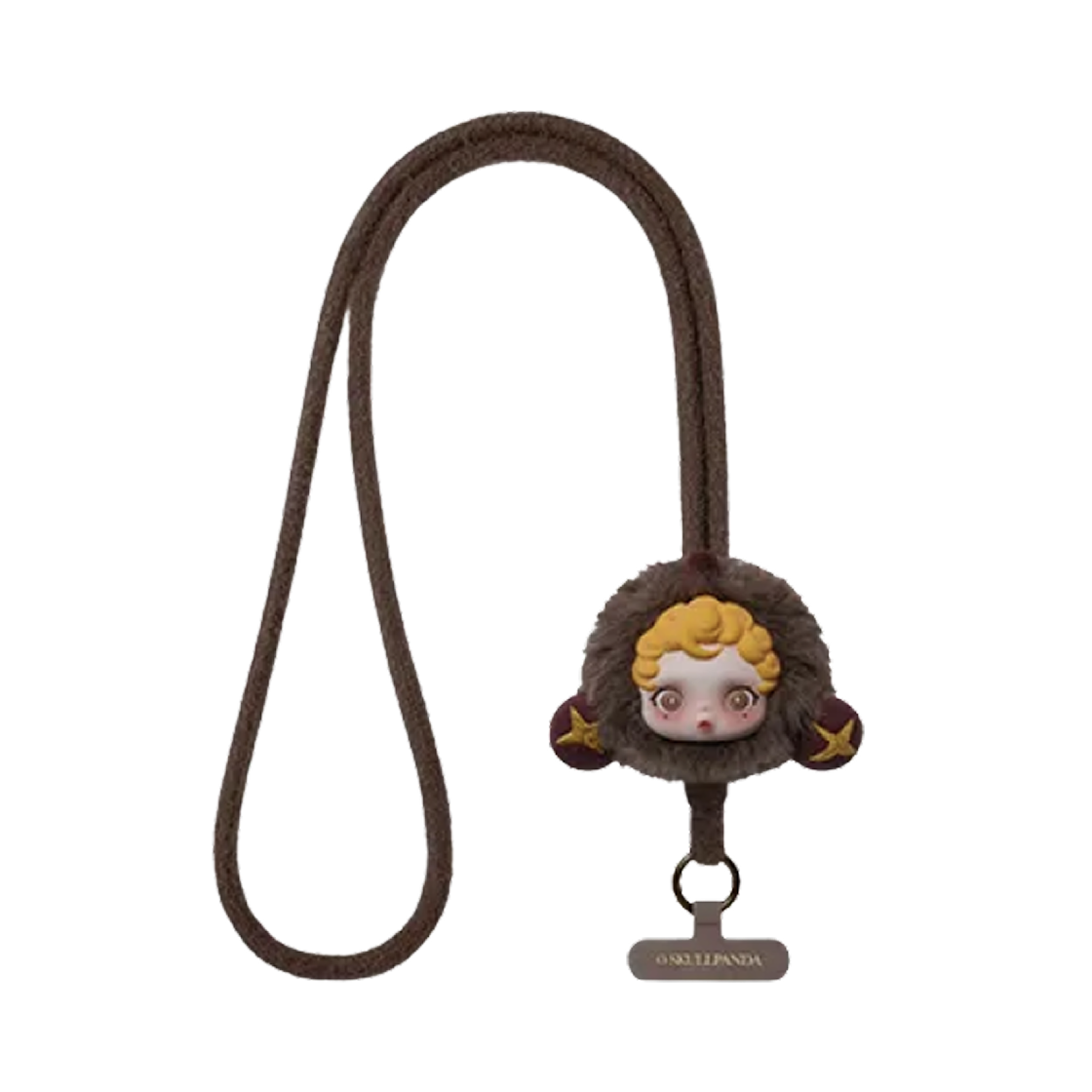 - Pop Mart Skullpanda You Found Me！Series Phone Lanyard Sneaky Chestnut (Opened Case)