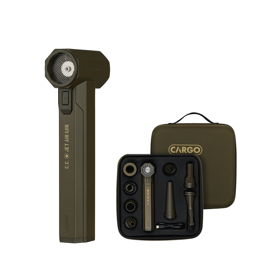 JET AIR GUN KHAKI CARGO CONTAINER Jet Air Gun Khaki