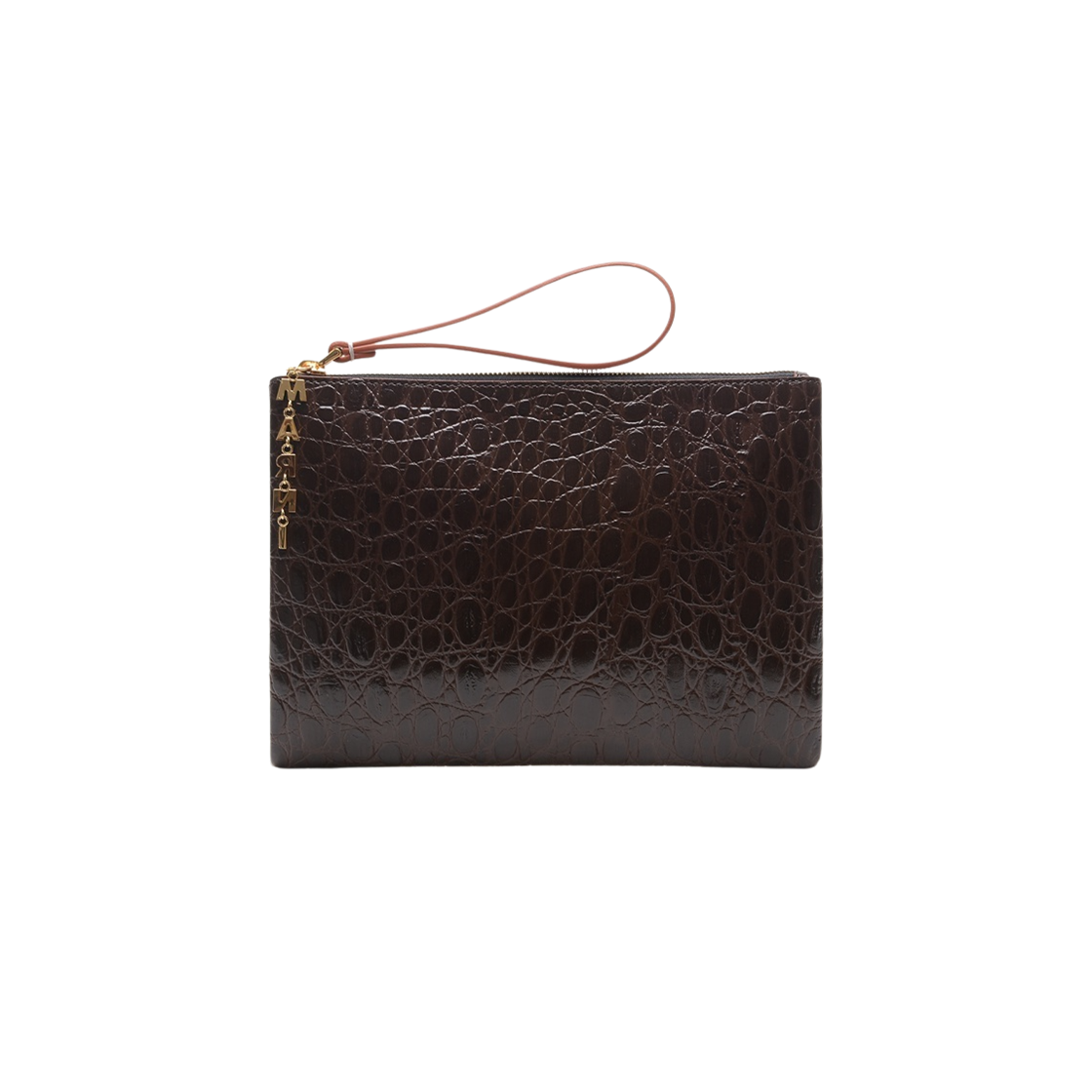 PHMO0001Q6-P3578-Z2I53 Marni Strap Clutch Bag Brown