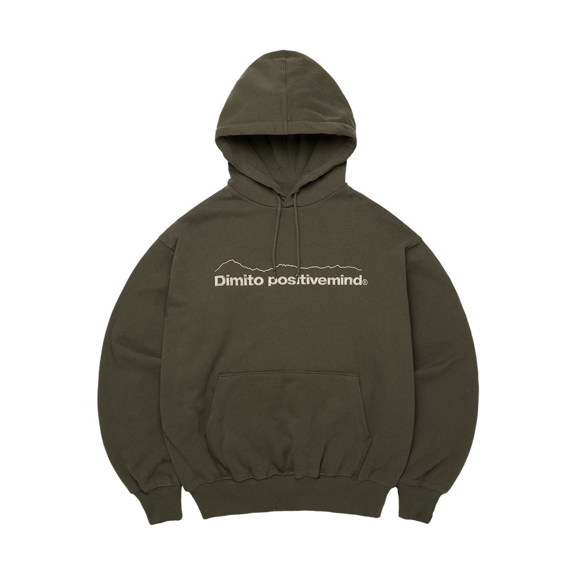 FVED09443 Dimito Mt Og Logo Hoodie Olive Khaki