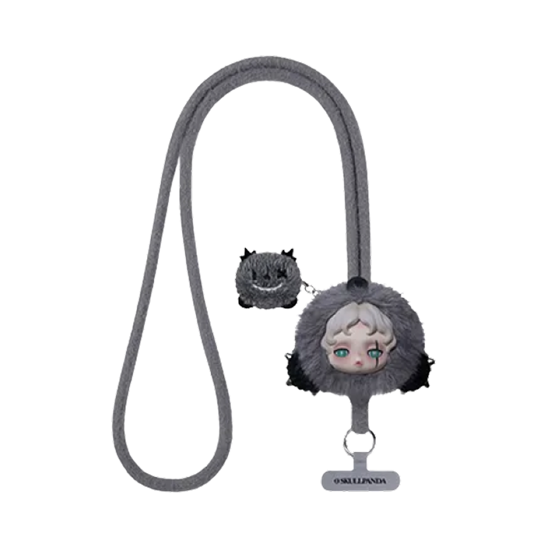 - Pop Mart Skullpanda You Found Me！Series Phone Lanyard Buddy Doggie (Opened Case)