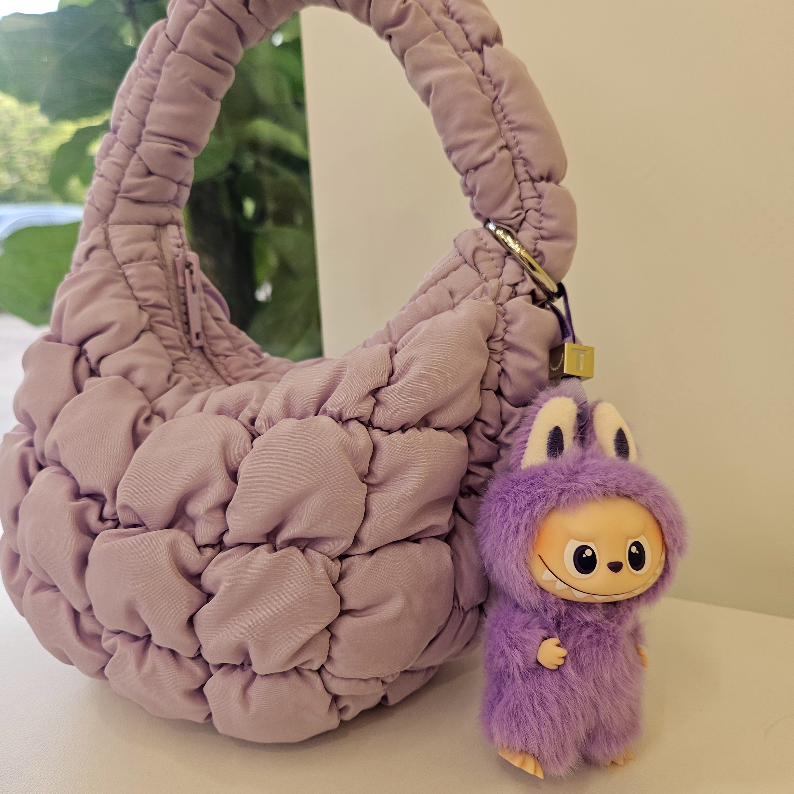 Pop Mart Labubu The Monsters Pin For Love Series Vinyl Plush Pendant (N-Z) T (Opened Case) 착용 스타일 - 8