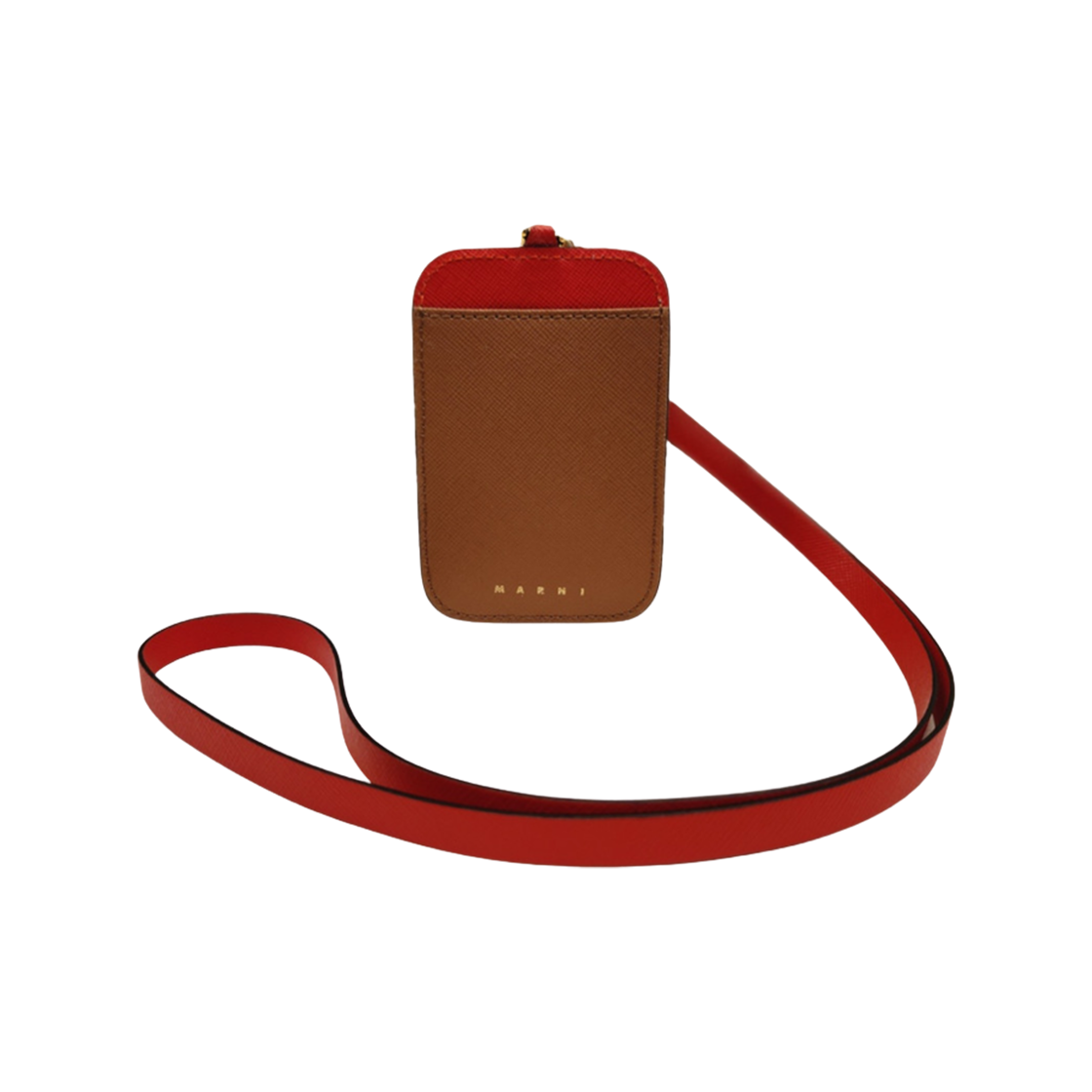 마르니 랜야드 카드 홀더 토바코 펠리칸(Marni Lanyard Card Holder Tobacco Pelican)