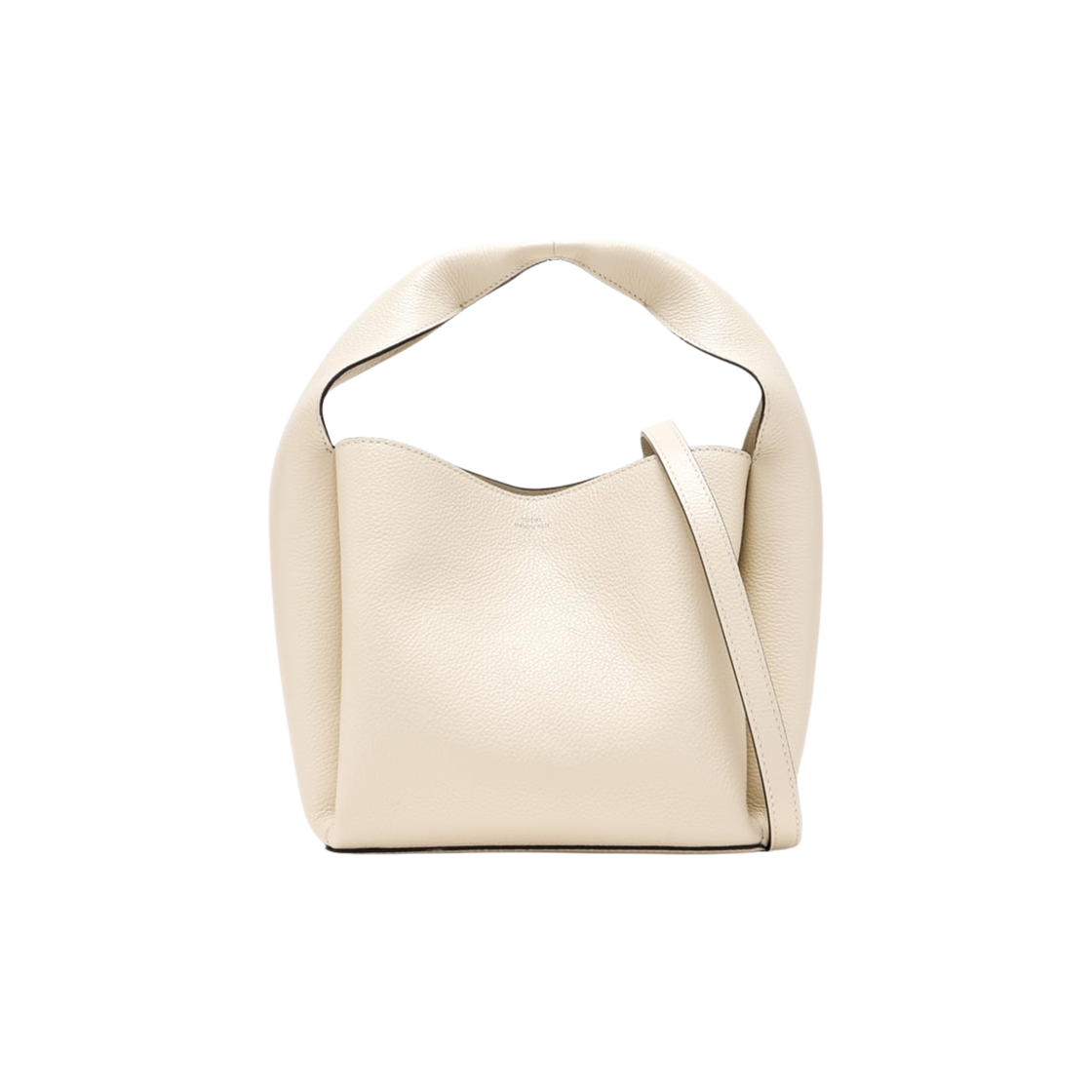 233-9111-613-106 Toteme Pebbled Grain Leather Bucket Bag Milk