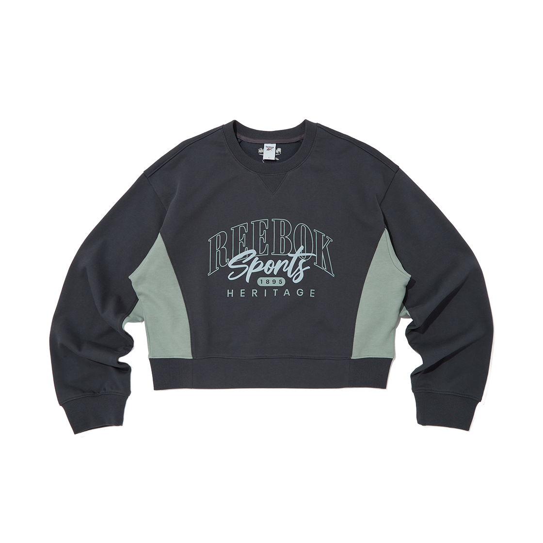 RETS5FM27G3 Reebok Semi Crop Sweatshirt W Charcoal