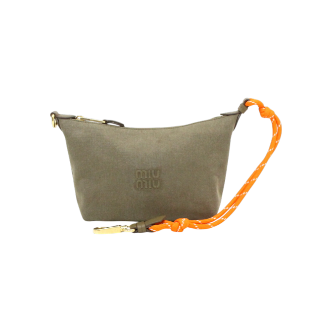 IT8IPIKNDQ9S MiuMiu Gabardine Pouch Tote and Shoulder Bag AA52112