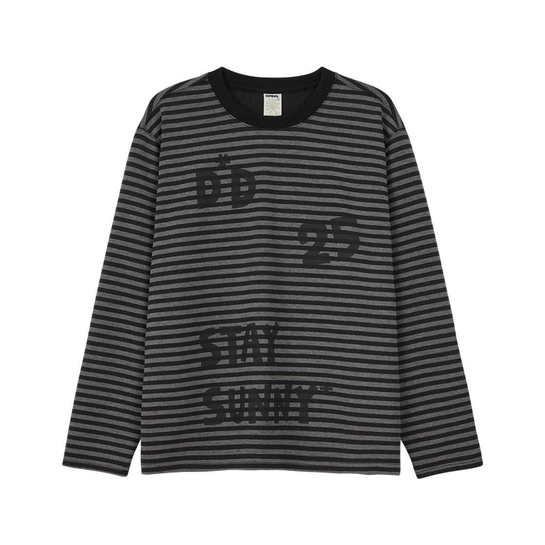 DD25FLTS-001 DANDEL Sunny Stripe Long Sleeve Black