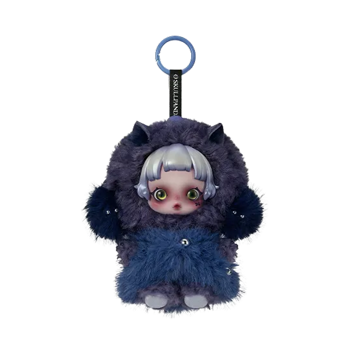 팝마트 스컬판다 날 찾아봐 ! 시리즈 봉제 인형 펜던트 세르베로스 (개봉 박스)(Pop Mart Skullpanda You Found Me ! Series Plush Doll Pendant Cerberus (Opened Case))