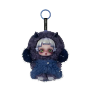Pop Mart Skullpanda You Found Me ! Series Plush Doll Pendant Cerberus (Opened Case)